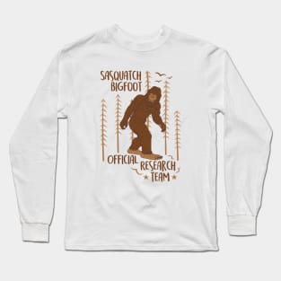 Bigfoot Official Research Team Sasquatch Long Sleeve T-Shirt